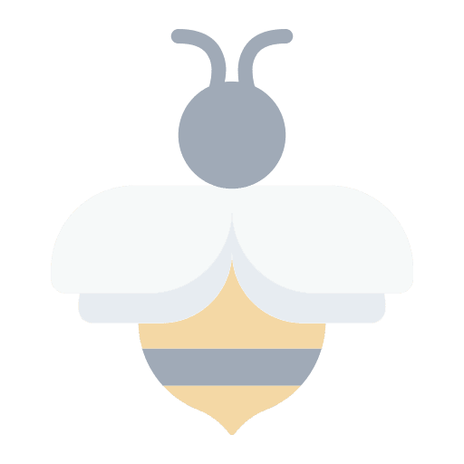 Bee bug spring honey icon