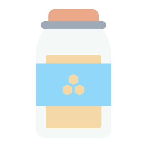 Honey jar farm food and restaurant honey jar icon