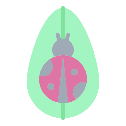 Ladybug ladybug springtime insect icon