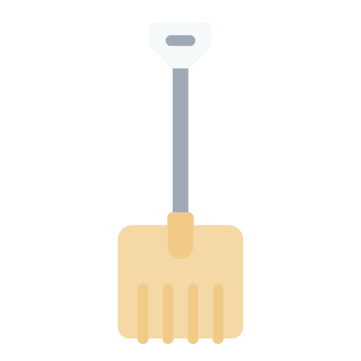 Rake equipment work tools farming and gardening icon