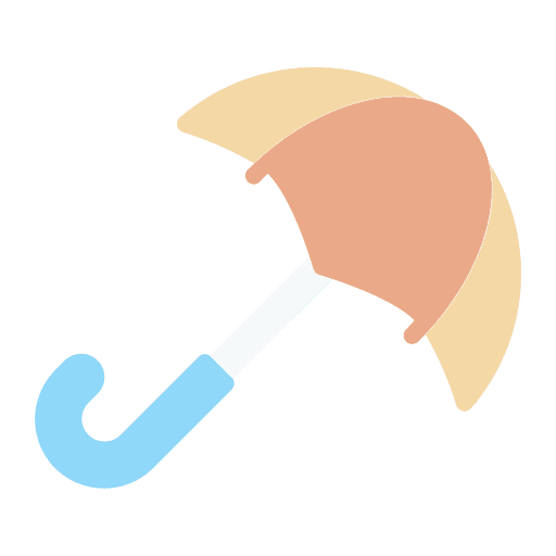 Umbrella rain weather umbrella icon