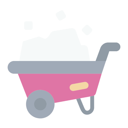 Wheelbarrow wheelbarrow barrow farming and gardening icon
