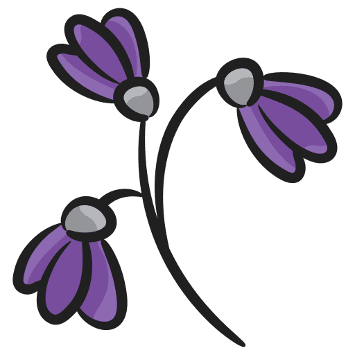 Lavender bloom nature botanic icon