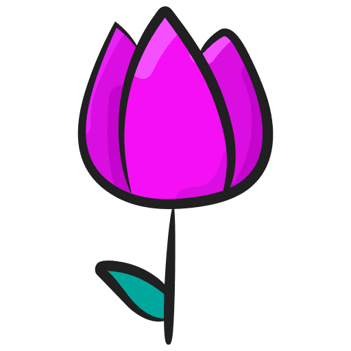 Tulip botanic bloom nature icon