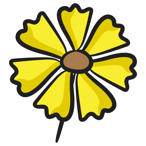 Daisy spring botanic daisy icon Daisy spring botanic daisy icon