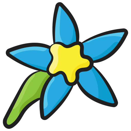 Lily botanic nature bloom icon Lily botanic nature bloom icon