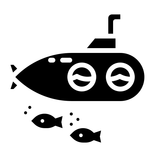 Submarine transport submarine transportation icon Submarine transport submarine transportation icon