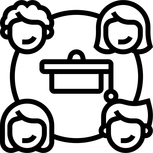 Alumni network students university icon