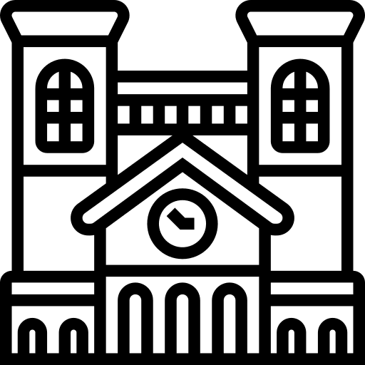 College school institute study icon