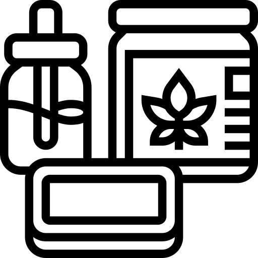 Cannabis extraction product cbd icon