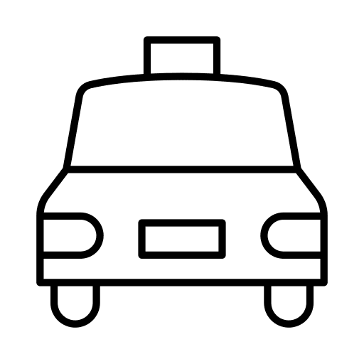 Taxi transport taxi vehicle icon