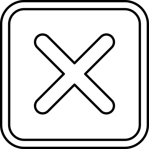 Close prohibition ui signs icon