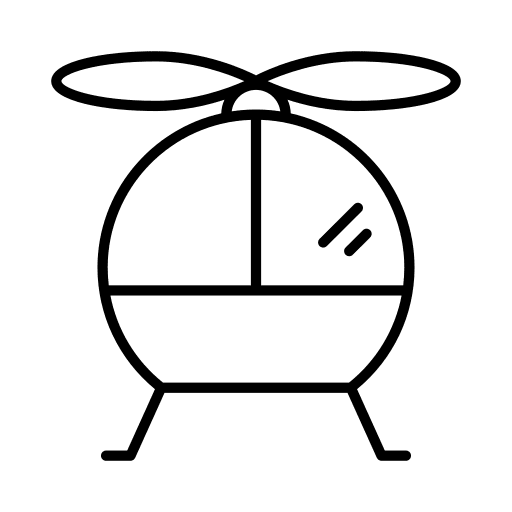 Helicopter chopper vehicle transportation icon Helicopter chopper vehicle transportation icon