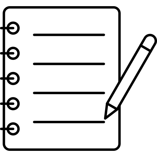 Notepad note education notepad icon