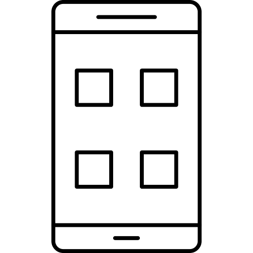 Apps menu smartphone app icon Apps menu smartphone app icon