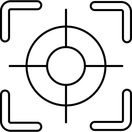 Focus crosshair business and finance target icon Focus crosshair business and finance target icon