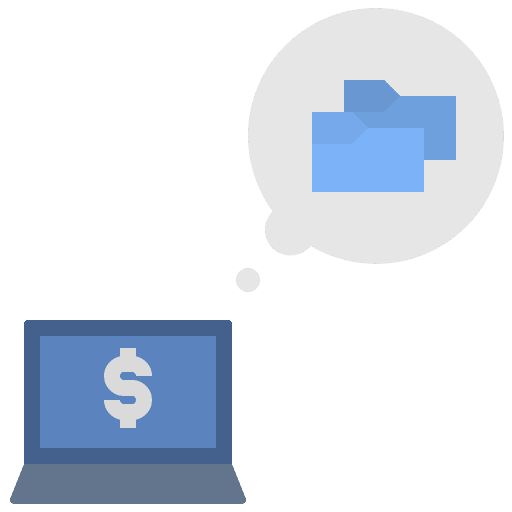 Intangible asset intellectual property asset product icon