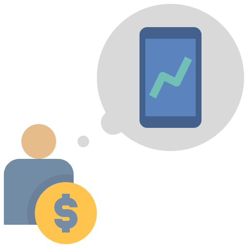 Investment investment money stock icon