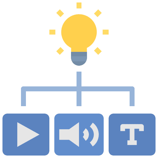 Knowledge creative knowledge media icon