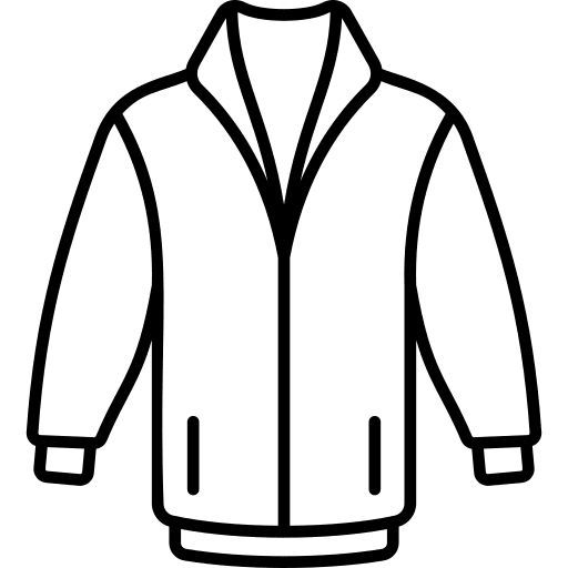 Jacket warm fashion garment icon