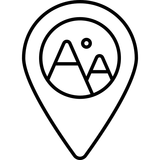Pin location pointer map pointer placeholder icon