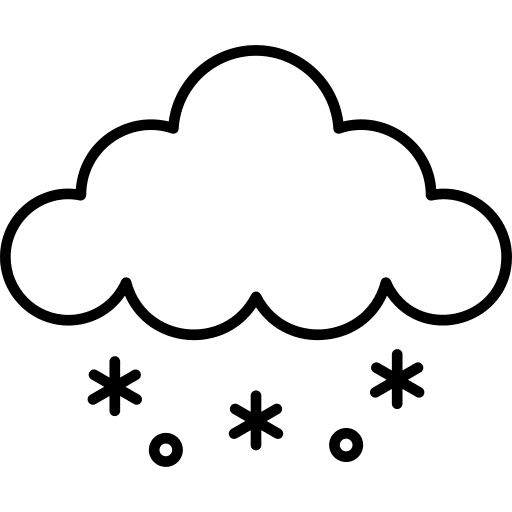Snowfall snowfall weather forecast icon