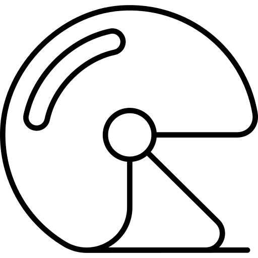 Helmet ski equipment protection helmet icon