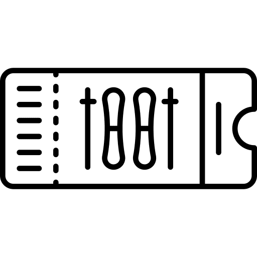 Ticket mountain sports sports and competition permit icon