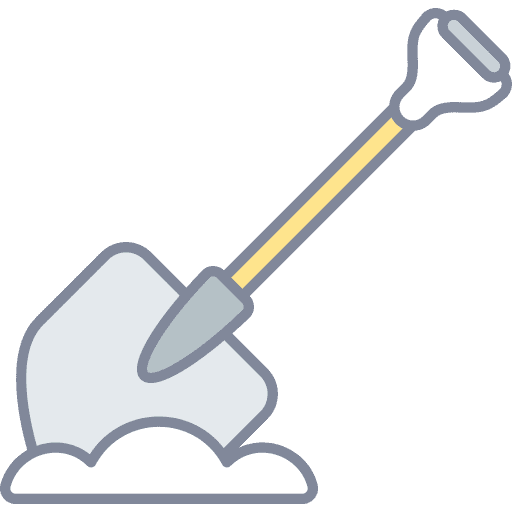 Shovel spade snow shovel icon Shovel spade snow shovel icon