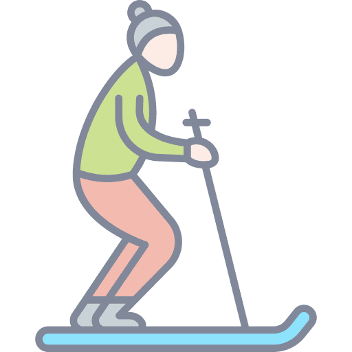 Skiing skiing adventure sports equipment icon Skiing skiing adventure sports equipment icon