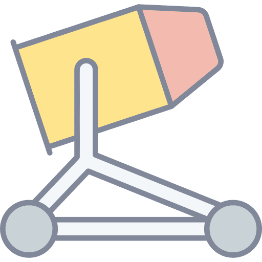 Snow cannon machine device cannon icon Snow cannon machine device cannon icon