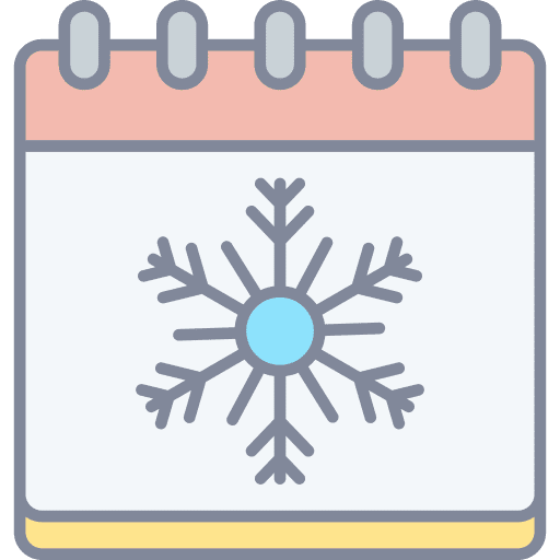 Calendar time and date event season icon Calendar time and date event season icon