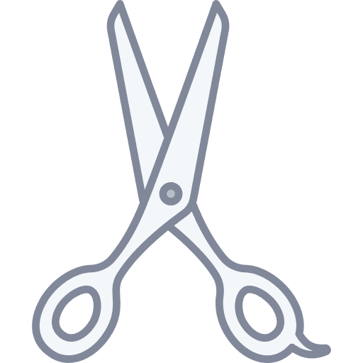 Scissors beauty hairdressing hair salon icon