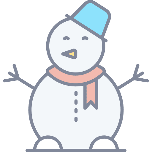 Snowman fun snowman hat icon Snowman fun snowman hat icon