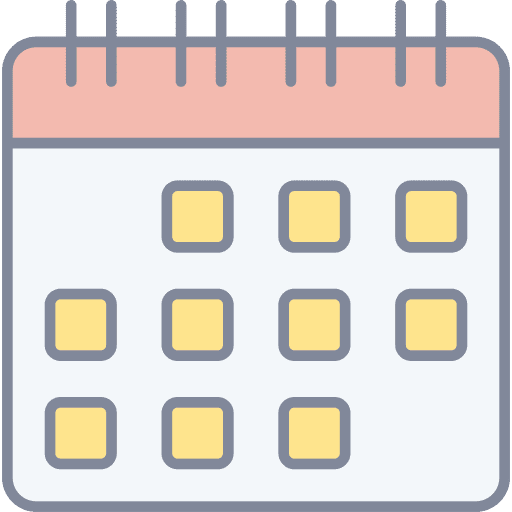 Appointment time and date appointment calendar icon