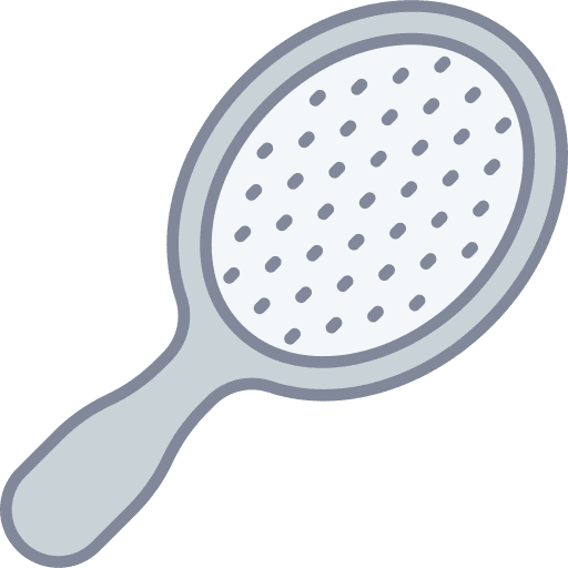 Hair brush hair brush hair salon hair comb icon