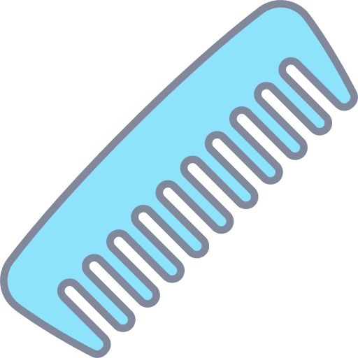 Hair comb beauty hair comb accessory icon