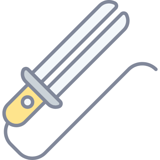 Hair iron beauty hair iron electronics icon