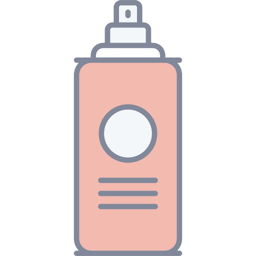 Hair spray hairdressing spray bottle beauty icon