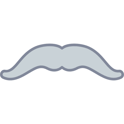 Moustache beauty masculine grooming icon