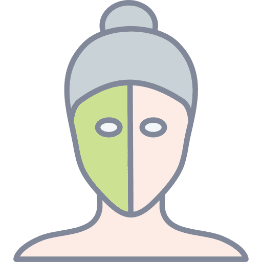 Skincare personal care wellness woman icon