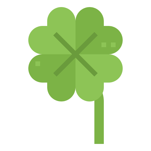 Clover irish shamrock plant icon