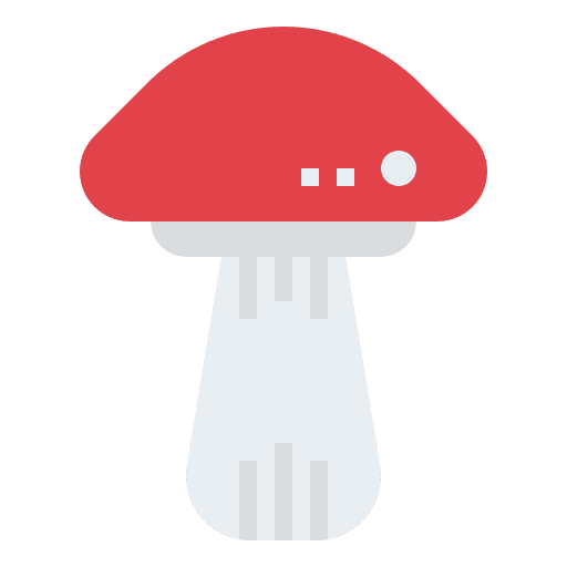 Mushroom fungi vegetable organic icon Mushroom fungi vegetable organic icon
