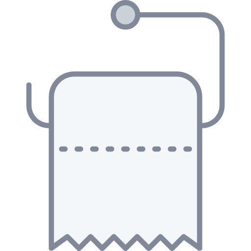 Tissue roll wellness paper roll tissue paper icon