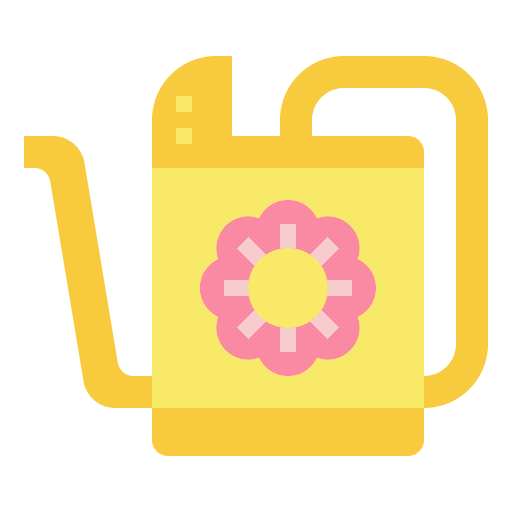 Can garden watering spring icon Can garden watering spring icon