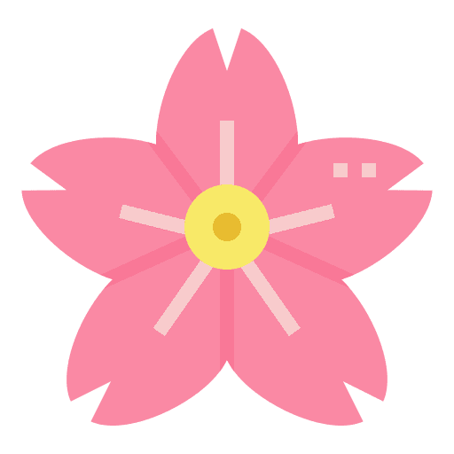 Sakura nature japanese cherry blossom icon Sakura nature japanese cherry blossom icon