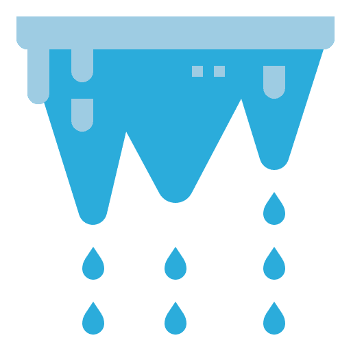 Thaw ice melt weather icon Thaw ice melt weather icon