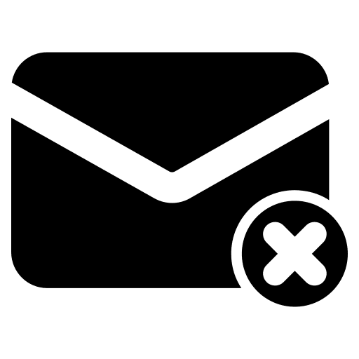 Email ui cross mail icon Email ui cross mail icon
