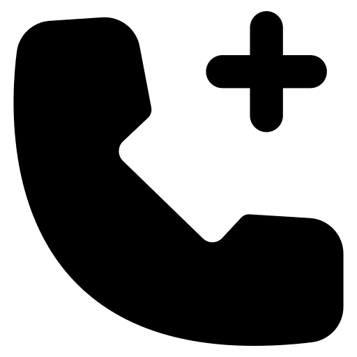 Phone phone communications add contact icon Phone phone communications add contact icon