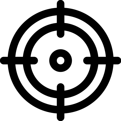 Aim sniper target define icon